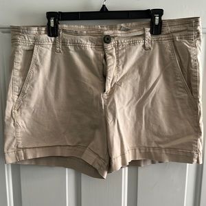Faded Glory Woman Stretch Tan Shorts size 18